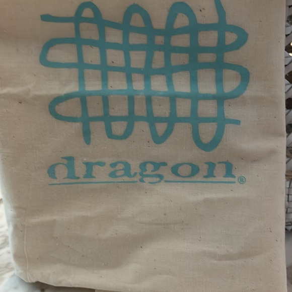 FABULOUS WHITE DRAGON diffusion Tote Handbag - Picture 7 of 7